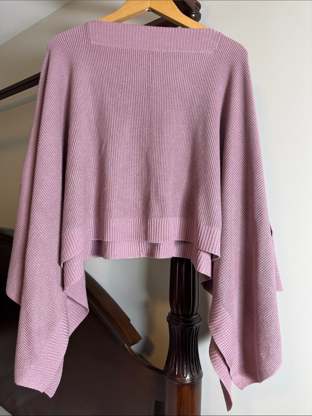 Lululemon Forward Flow Dusty Rose Knit Cape - Picture 2 of 4
